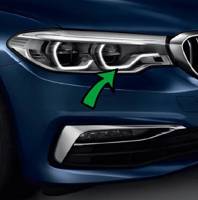 Prawy Dłuższy Światłowód DRL reflektora BMW serii 5 G30 G31 przed liftingiem (2017 - 2020)